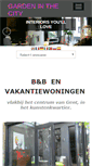 Mobile Screenshot of gardeninthecity.be